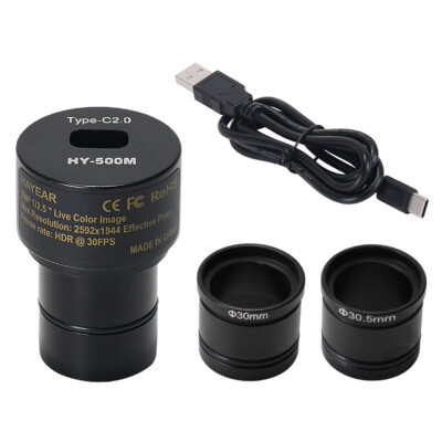5MP CMOS USB2.0 Microscope  Digital Electronic Eyepiece Free Driver T9C8