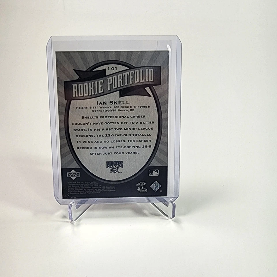 2004 Upper Deck Ian Snell Rookie Portfolio/2004 - Image 2 of 2