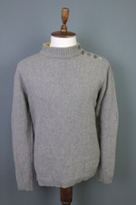 OLIVER SPNECER Gray Wool Knitted Sweater Size L