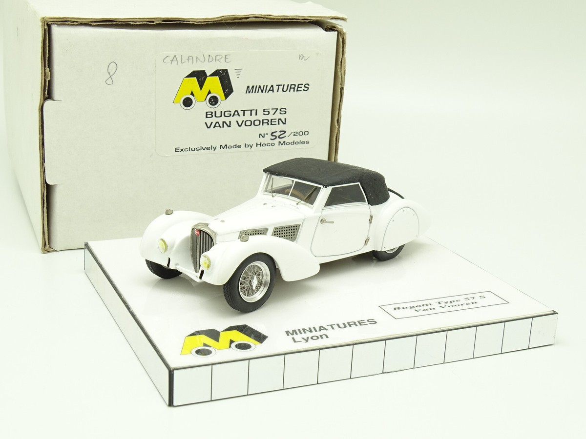 Miniature Heco Modèles 1/43 – Bugatti Type 46 Landaulet – Occasion En Très Bon état