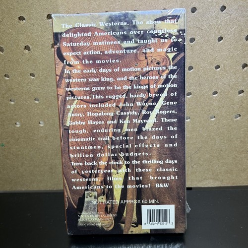 The Old Corral (VHS, 1992) Classic Western / GENE AUTRY / New & Sealed-Free Ship - Picture 4 of 4