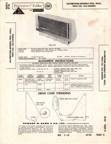 Sams Photofacts Instrukcje techniczne (wybierasz model) Zobacz opis poniżej B-5 - Zdjęcie 168 z 204