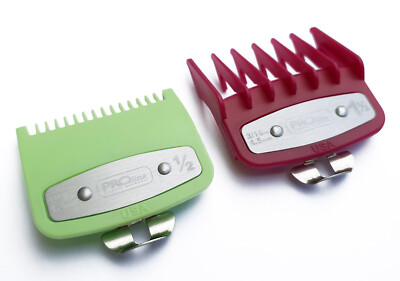Aufsteckkamm mit Metallbeschlag Schneidführung für Wahl Haarschneidemaschine limettengrün pl