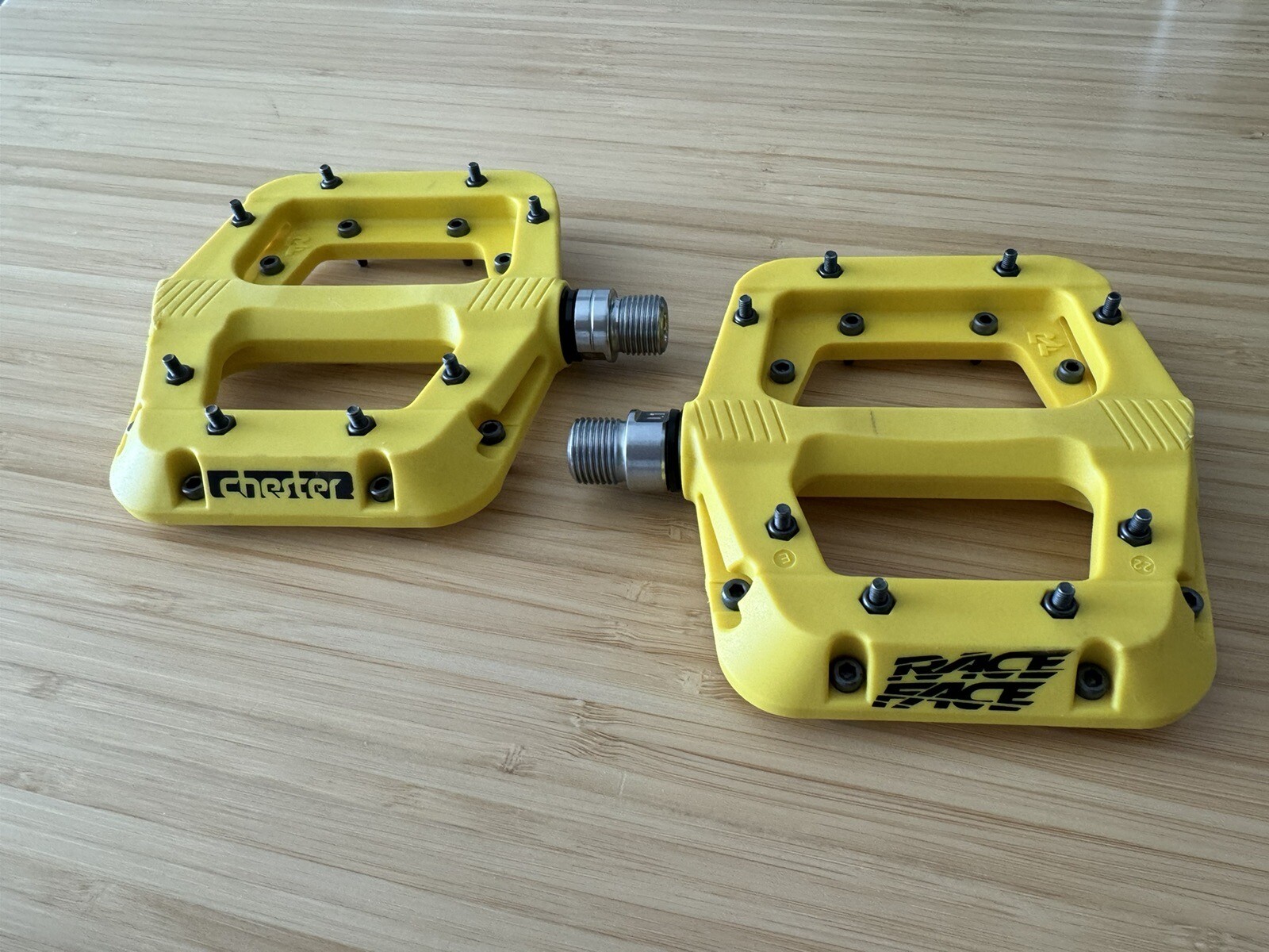 Race Face Chester Pedals (Yellow) Platform Nylon Composite