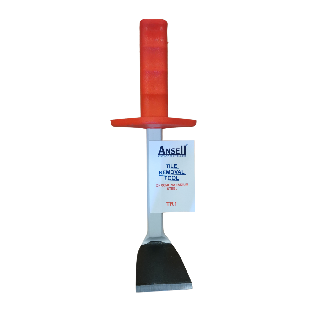 Wide Cranked Angled Bent Tile Removal Chisel – Heavy-Duty Demolition Tool For Floor & Wall Tile Extraction – 1 Piece