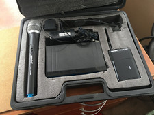 Gemini Uhf 216 Dual Receiver 16 Channel Wireless Headset Uhf-16hhm Microphone