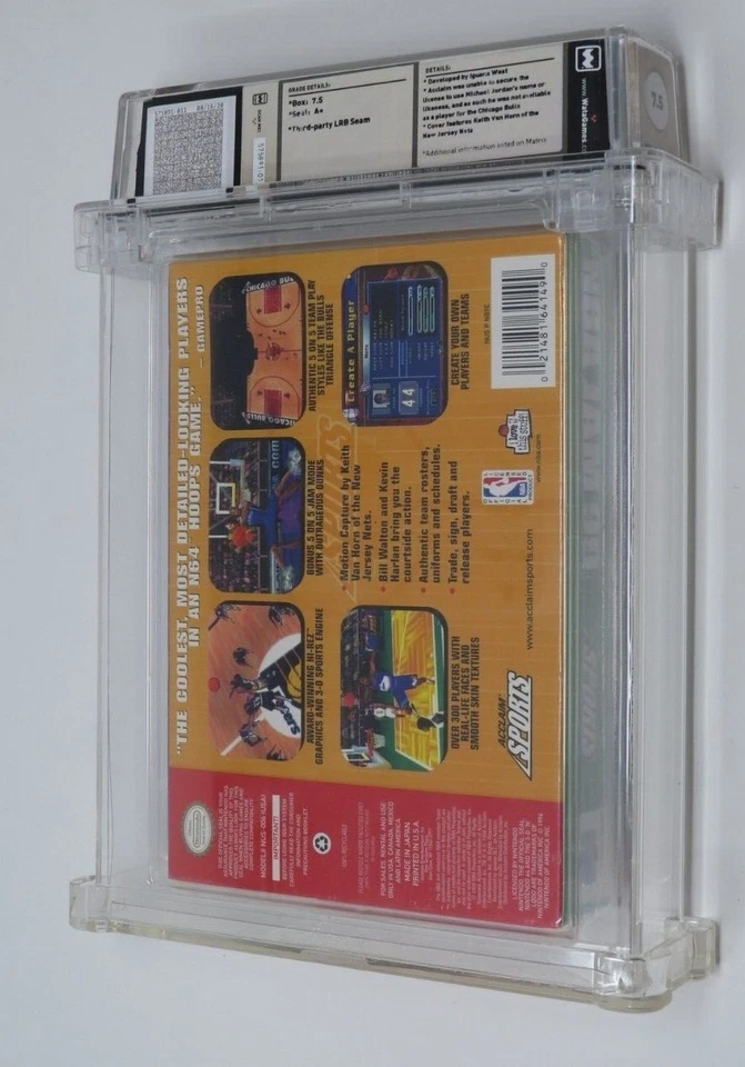 NBA Jam '99 Basketball Nintendo 64 N64 Sealed Video Game Wata Graded 7.5 A+ - Image 2 of 4