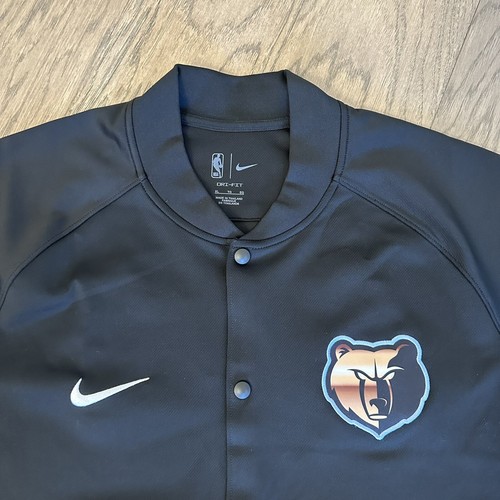 Nike Memphis Grizzlies XL Top City Edition Showtime Raglan Full-Snap - DRI-FIT - Picture 7 of 11