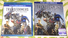 2014 TRANSFORMERS AGE OF EXTINCTION BLU-RAY+DVD+DIGITAL HD+SLIPCOVER NEW SEALED