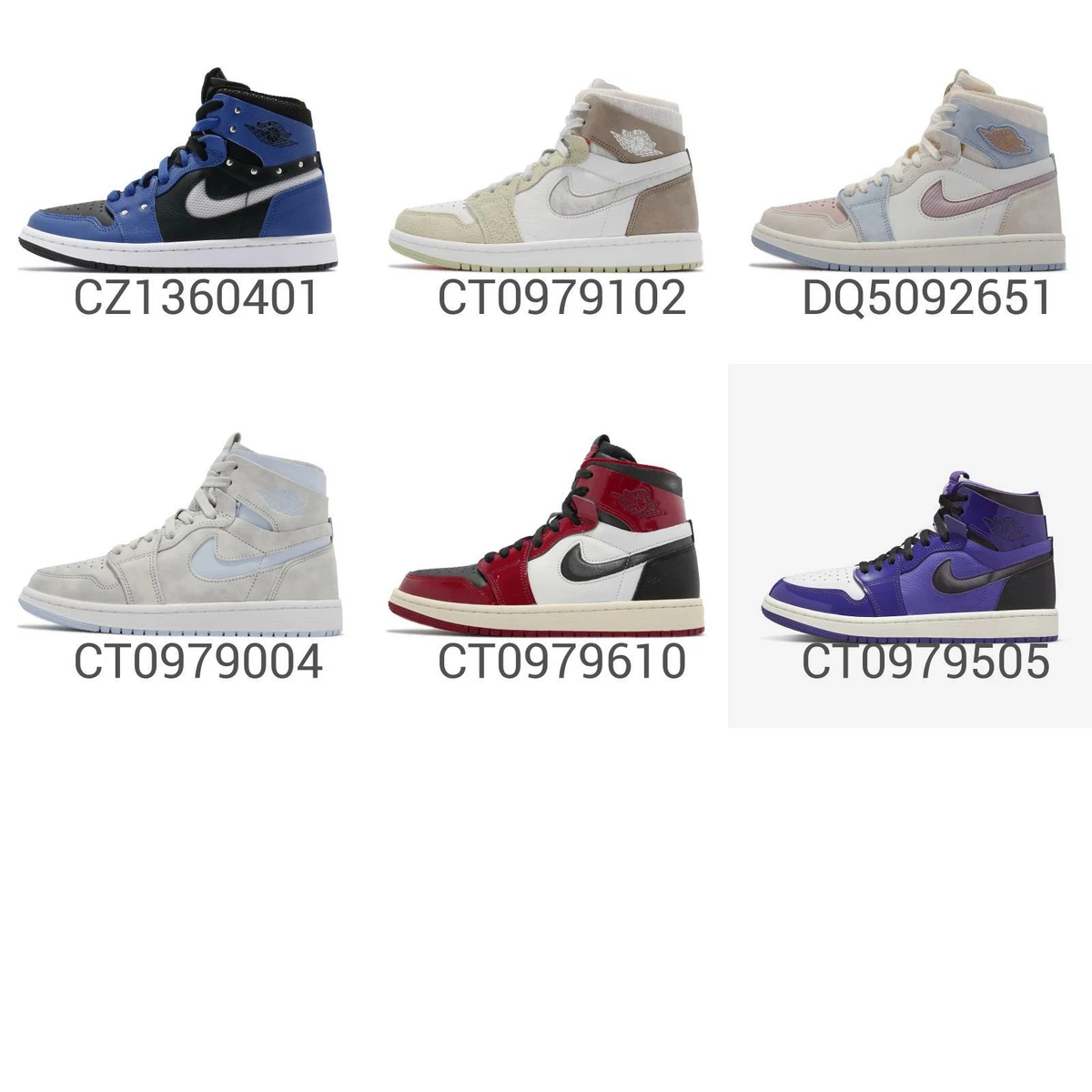 Nike Wmns Air Jordan 1 Air CMFT AJ1 1s Women Girl Shoes Sneakers Pick 1 | eBay