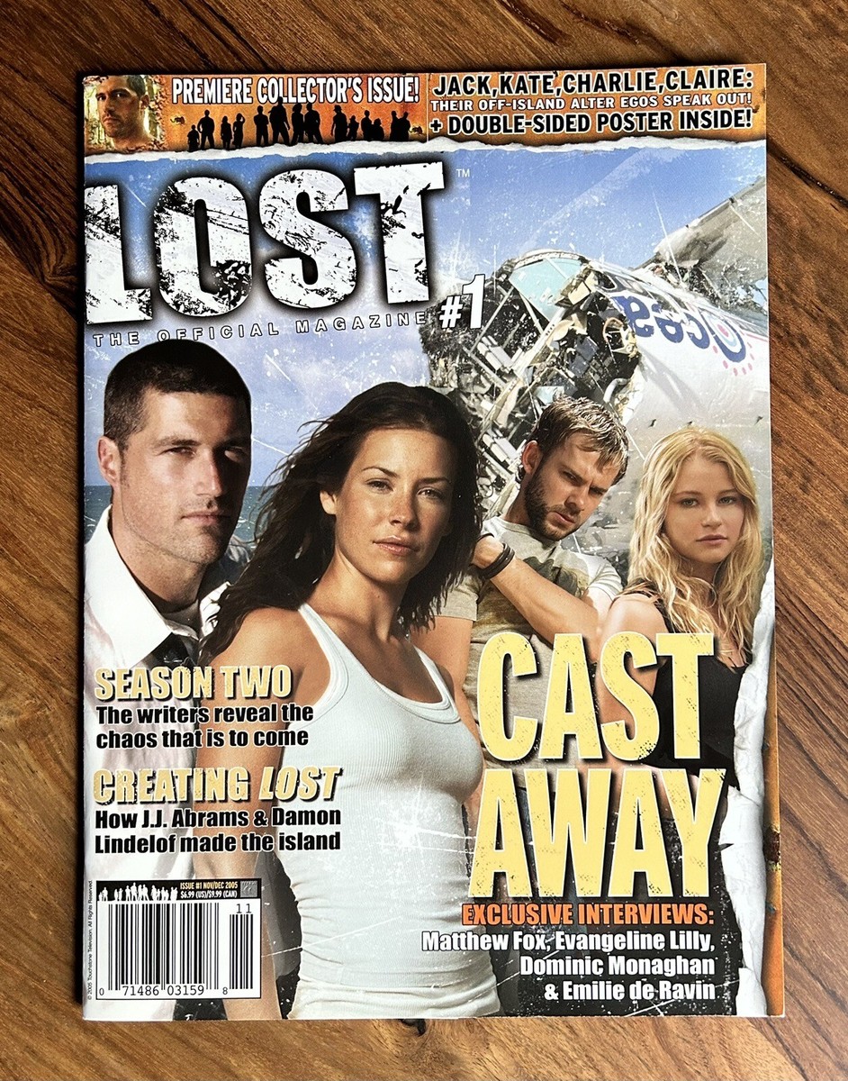 LOT of 3* LOST - Official Magazine #1 Premiere Collector's Issue