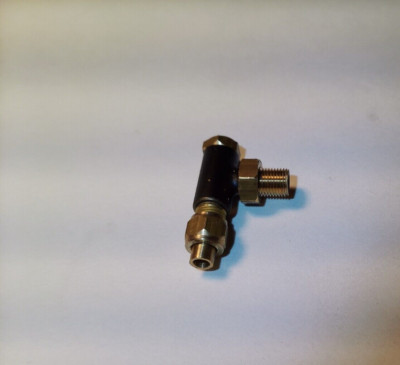 LIVE STEAM 1/4-40 to 1/8 TUBE 90° ANGLE OIL CHECK VALVE - New Train Parts