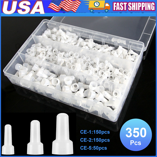 350 Pezzi Di Tappi Di Crimpatura A Estremit&agrave; Chiusa Ce1 Ce2 Ce5