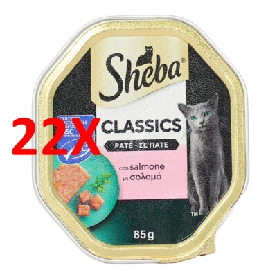 22 X Sheba-pastete Lachs 85 G Schale