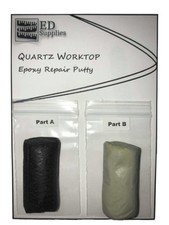 38G Black. Quartz Sink  Worktop Epoxy Repair Putty   Broken, Chips  Cracks.