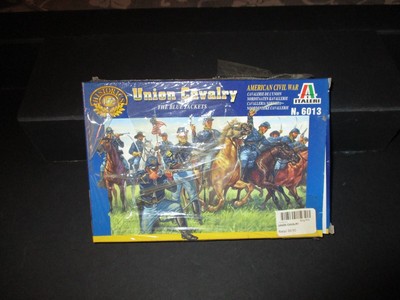 Vintage/ITALERI/1/72/Scale/Plastic/Figures(AMERICAN/UNION/CAVALRY)1998/Nice