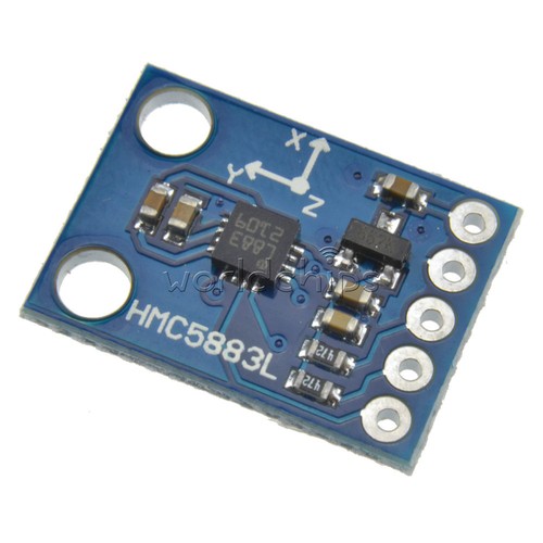 Sensore magnetometro bussola 3 assi 3-5V originale HMC5883L GY-273 IIC per Arduino - Foto 4 di 7