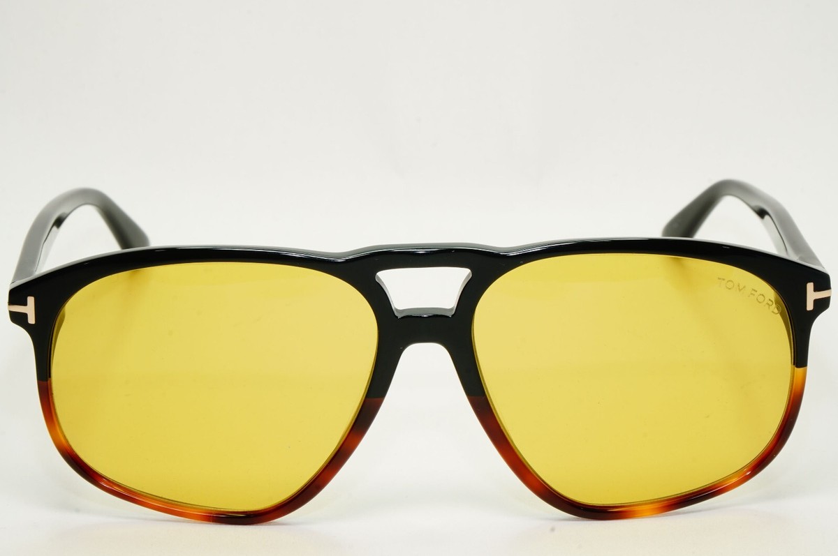NEW Tom Ford FT1000/S 05E PIERRE-02 Black Brown Square Unisex Sunglasses NEW TOM FORD TF1000 01A BLACK AVIATOR SUNGLASSES TOM FORD  main image 2