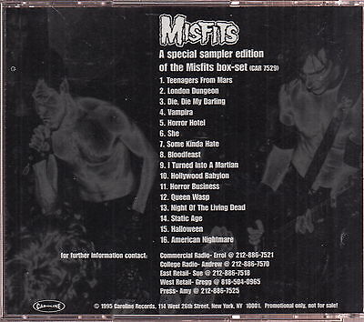 the misfits sampler from box set cd promo | eBay