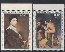 Dahomey 1967 Ingres/Art/Paintings/Artists 2v set (n35630)