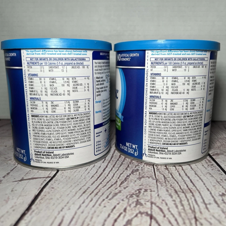 Advance Similac Etapa 1 Infantil Fórmula 2 PACK con Hierro 12.4oz, EXP 4/2026 Foto 3 de 4