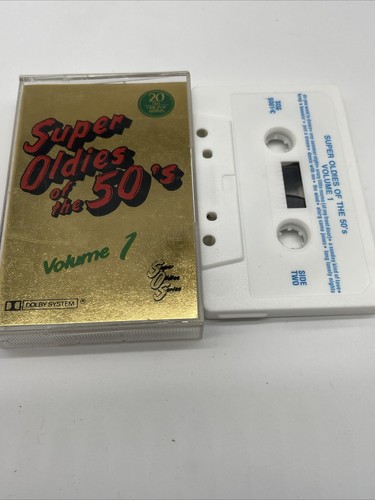 Super Oldies Of The 50's Cassette Tape Album Vol 1 Compilation *TESTED* - Picture 1 of 3