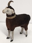 Old Black German Wooly Sheep / Ram For Christmas Putz Village — photo 3