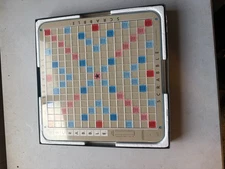 1976 Scrabble Deluxe Turntable Edition Selchow & Righter – Missing 2 Tiles