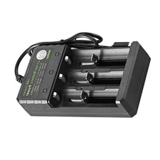 Universal 3 Slot USB Charger Smart Lithium Battery Charging Hub Dock Station