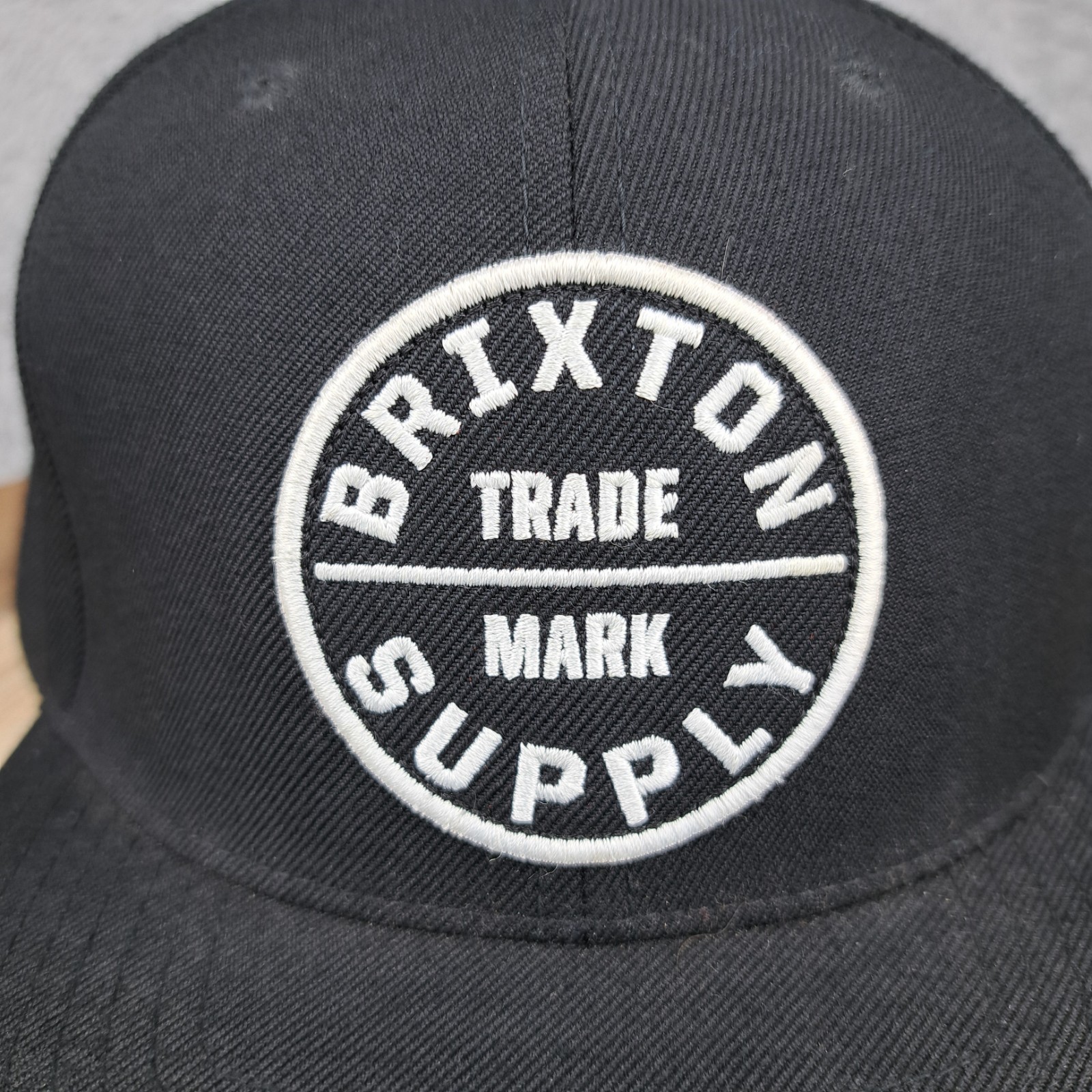 Brixton Hat Cap Snapback Black Circle Patch Trade… - image 2
