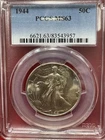 1944 P Walking Liberty Half Dollar MS63 PCGS Free Shipping