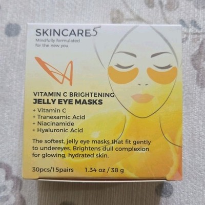 Skincare Cosmetics Jelly Eye Masks Vitamin C Niacinamide 30pcs Brightening