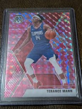 2019-20 Panini Mosaic - Rookies Terance Mann #246 Pink Camo Prizm (RC)
