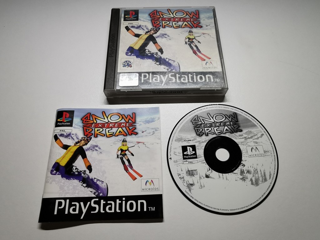 jeu EXTREME SNOW BREAK pour Playstation 1 ps1 psx ps one neige ski board COMPLET