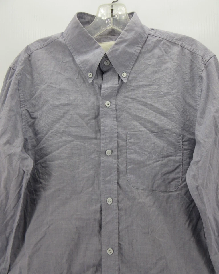 Band Of Outsiders Shirt Men 1 Blue Button Down Oxford Heritage Classic Small * - Image 2 of 4