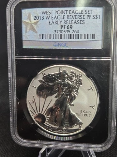 2013-W American Silver Eagle – NGC PF69 Reverse Proof – Early Release