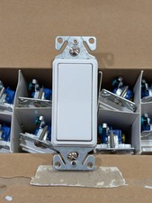 10 x Eaton 3-Way LIGHTED Decorator Rocker Pad...