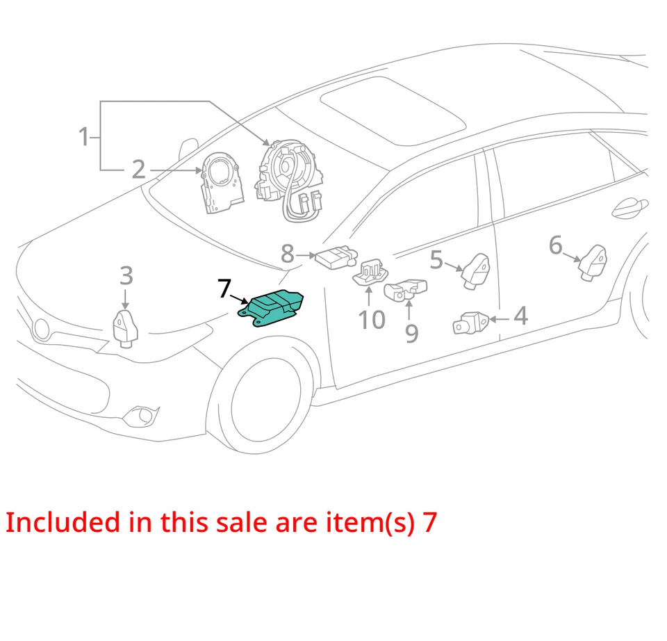 Chassis ECM  Left Hand Inner Fender Fits 14 LEXUS ES300H 2063659 Foto 3 de 4