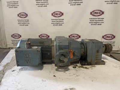 SEW?Eurodrive R47D26DV100M4 Varimot Inline Gear Drive / Speed Reducer (3?HP, ...