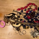 25 Piece Antique & Vintage Estate Costume Jewelry Necklace Mixed Lot