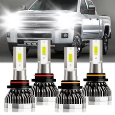 For Chevy Silverado 3500 Classic 2007-2007 LED Headlight Hi Lo Beam Light Bulb
