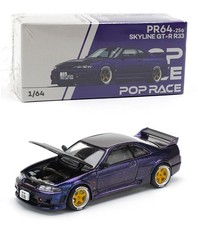 Pop Race Nissan Skyline GT-R R33 Midnight Purple 1:64 PR640256