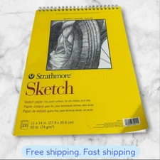 300 Series Sketch Pad 11x14 inch 100 Sheets Top Wire  Artist Sketchbook NEW SHIP