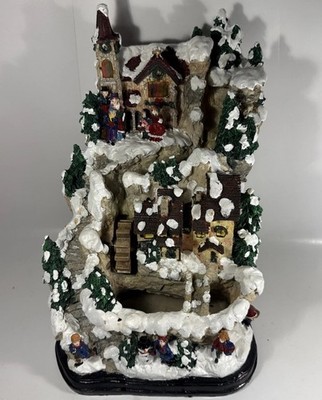 Not Working - Vintage 1997 Prismarte Christmas Village Decor Holiday Display