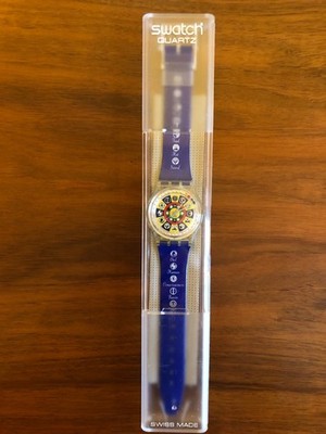Vintage 1996 Swatch Gent ORACOLO Watch GZ151 Special Ed. Original Box & Papers