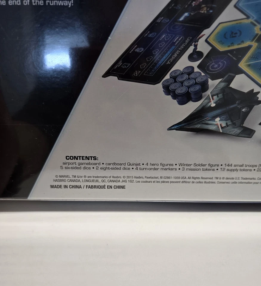 RISK MARVEL CAPTAIN AMERICA AVENGERS CIVIL WAR GAME by HASBRO 2015 SEALED - Image 4 of 4