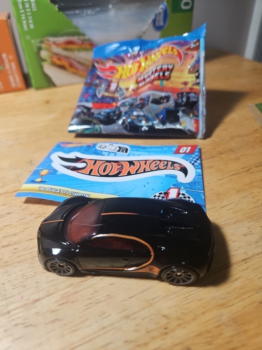 Hot Wheels 2025 Mystery Models Series 1 Chase #1 Black 16 Bugatti