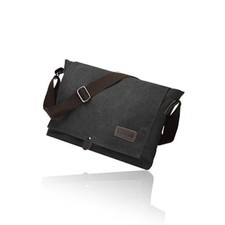 Canvas Messenger Bag for Men, Fits 14 Inch Laptop A4 Documents