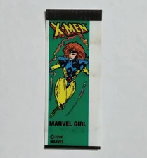MARVEL GIRL / X-MEN Super Rare STICKER Stani BUBBLE GUM Marvel 1990s