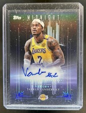 2025-26 Topps Midnight Jarred Vanderbilt Dark Mark Signatures Auto #DM-JV Lakers